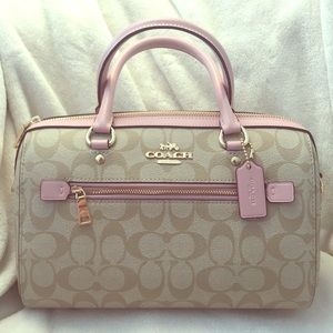 Coach Rowan Satchel Sig Canvas